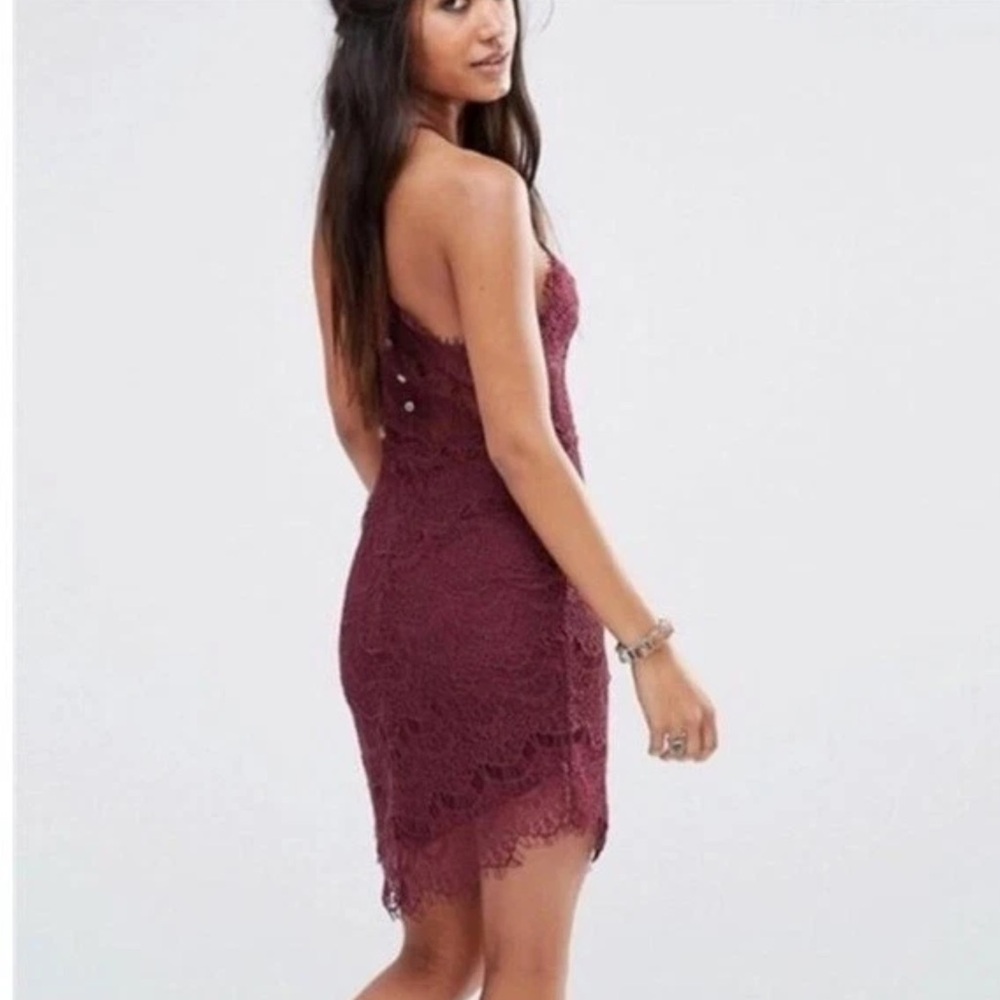 Free People She’s Got It Dress Raspberry Size Medium - Picture 7 of 10
